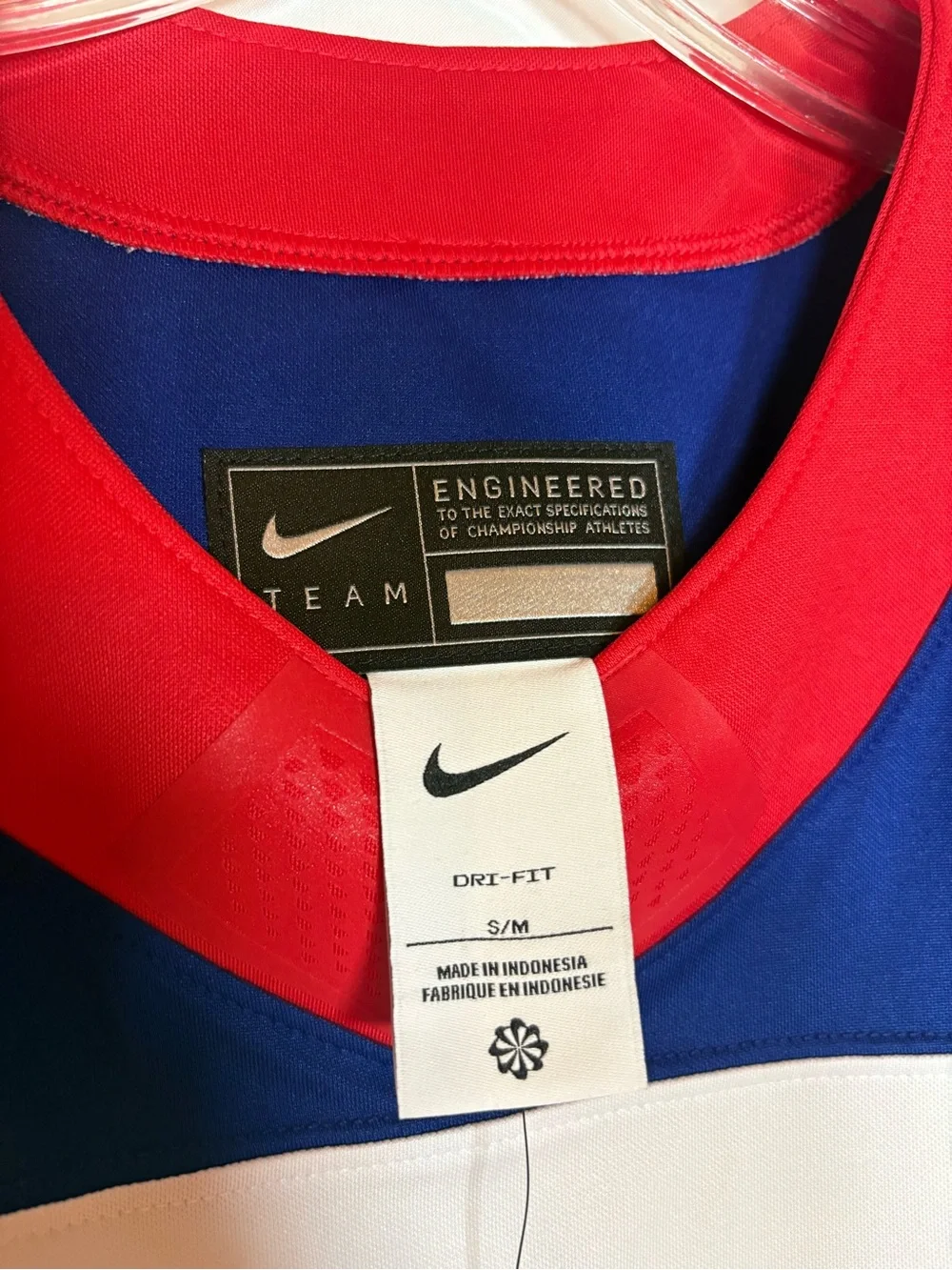 Nike Youth Team USA Hockey 2026 Winter Olympics Milan Jersey White Away Size S/M